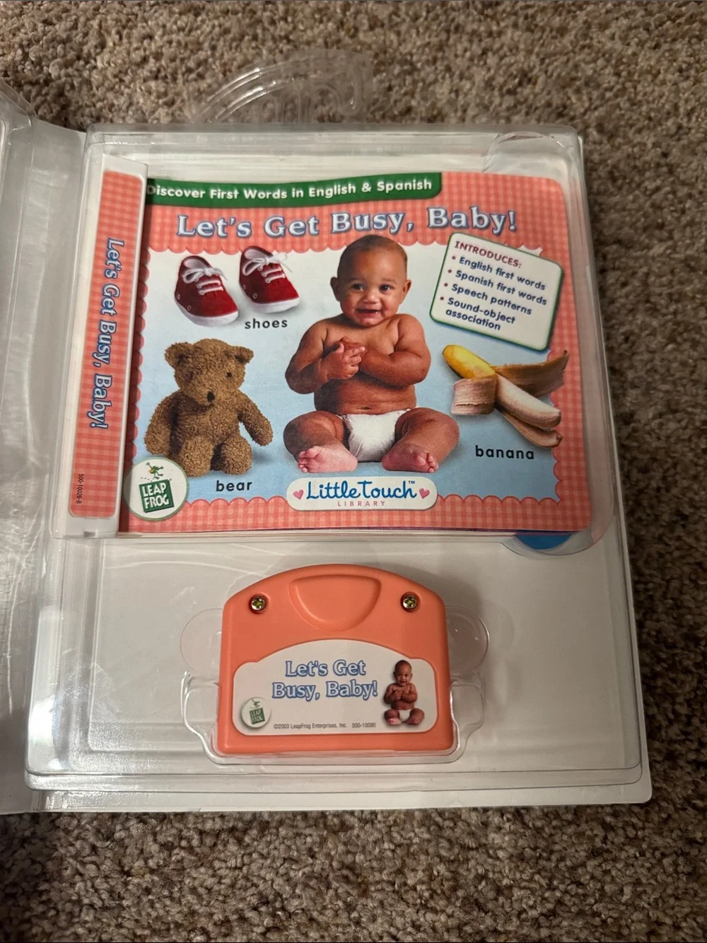 LittleTouch Let's Get Busy, Baby Interactive Baby Book - Blue